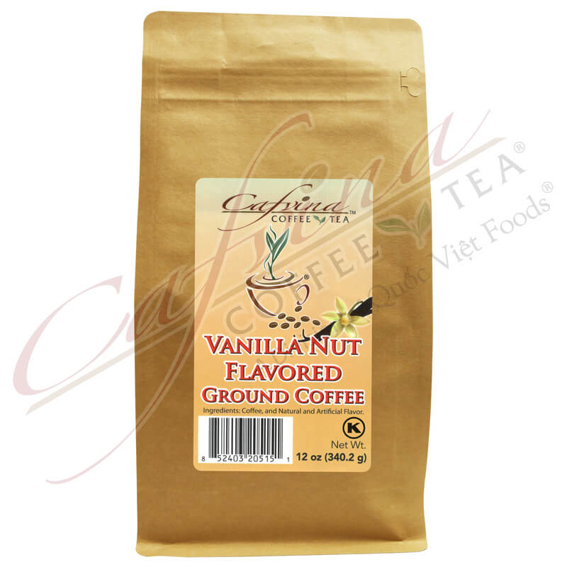 Vanilla nut flavored Ground coffee